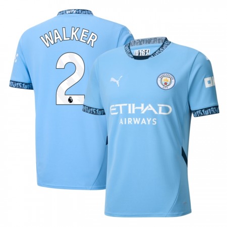 Manchester City Walker 2 Domácí 2024-25 - Fotbalové Dresy (S/S)